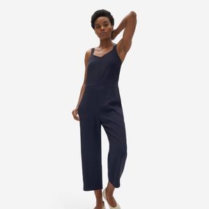 Everlane Japanese Go Weave Jumpsuit (Navy)